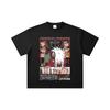 260 GSM Double Yarn 32 Count 100% Cotton Naruto V5 Jiraiya Print Unisex Heavy Cotton T Shirt