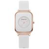 Student Women's Casual Quartz Watch with Square Face and Silicone Strap