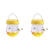 1-10pcs Insect Hornet Hanging Trap Reusable Non-toxic Pest Control Cather Yellow Fruitfly Trap For Home Farm Garden Supplies