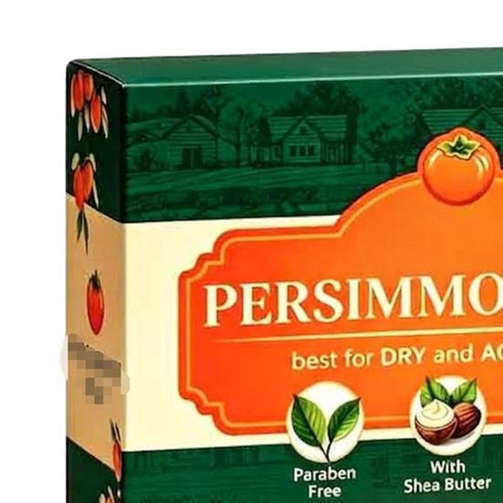Persimmon Extract Natural Oil Deodorant Bar with Olive Soap & Shea Butter