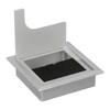 Plastic Desk Cable Grommet With Dustproof Brush And Flip Cover For Office Home Desktop Wire Management