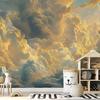 Wallpaper - The Last Breath of the Day: Clouds Lit by the Evening Glow
