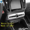 ABS Auto Accessories Central Control Audio Adjust Knob Air Conditioner AC Switch Button Cover Trim For Volvo XC40 2018 - 2025