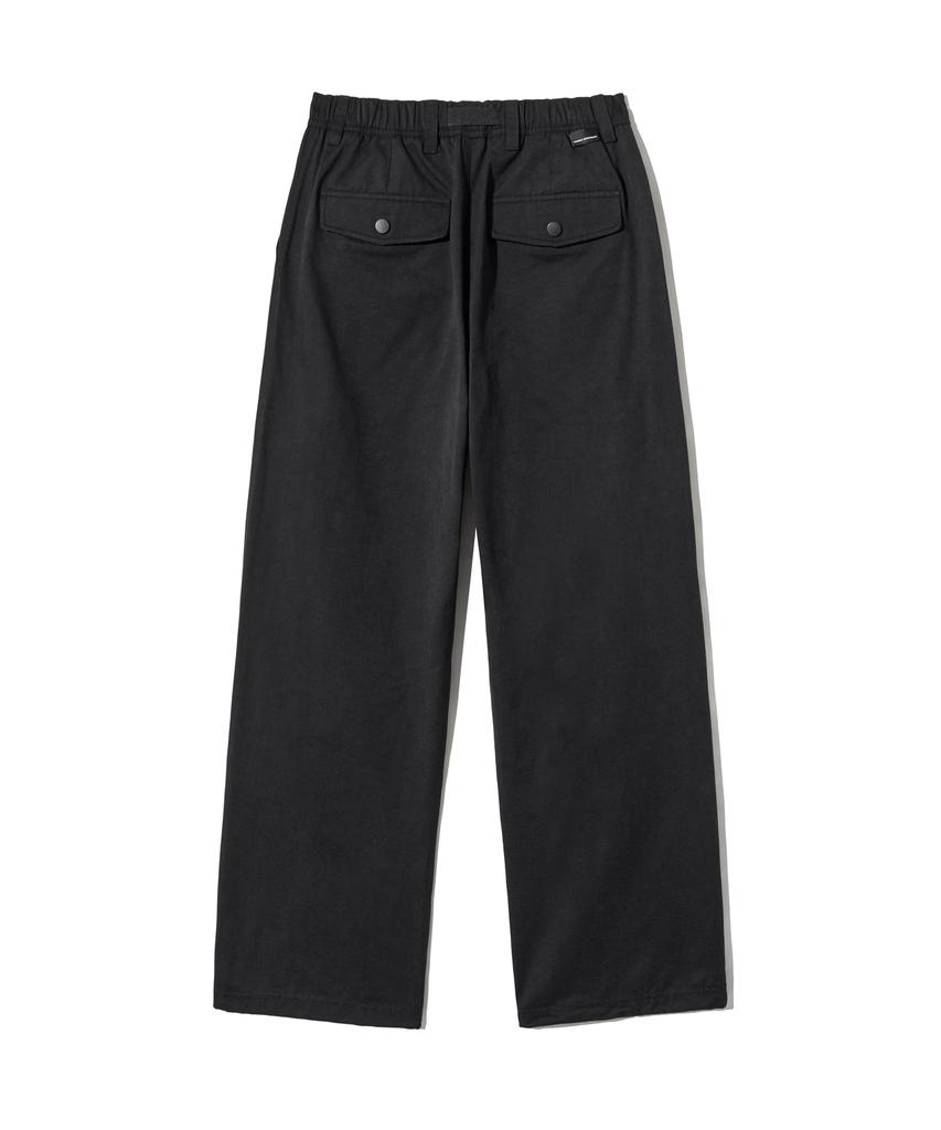 PHYPS MOTORCYCLE H-Tech Peach Cotton Strap Pants Black