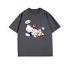 2026 Summer Sanrio Comic Form Hello Kitty Image 100 Cotton Printed Casual Tshirt Girls Parentchild Top Casual Wear Y2k