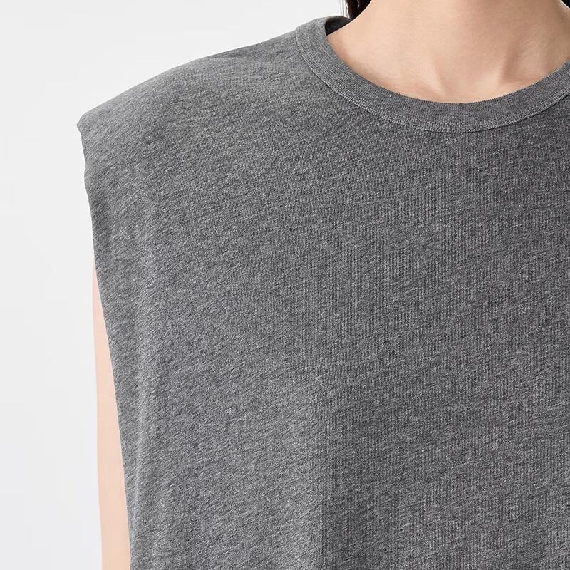 JNBY 2025 Summer Sleeveless Round Neck H-Line Long Dress