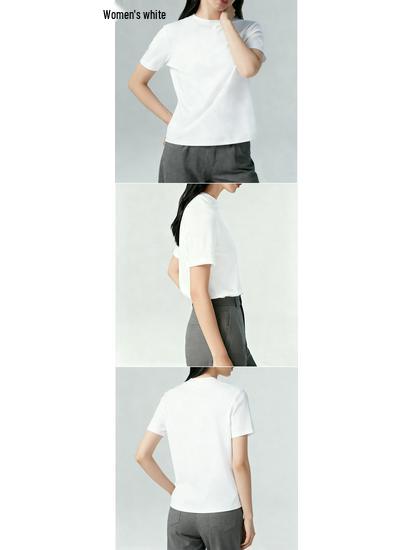 Pure Cotton Short Sleeve Unisex Summer Work & Team Shirts - Round Neck