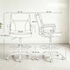 Comfortable Executive Chair with Foot Ring and Casters, Ergonomic Office Swivel Chair, Drafting Chair (only with 1pc office swivel chair)