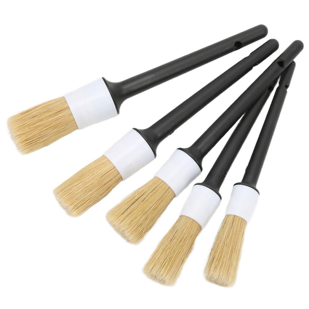 5PCS Car Interior Cleaning Tool Air Conditioner Air Outlet Cleaning Artifact Brush Car Crevice Dust Removal Car Detailing Brush