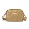 Women's bag spring and summer new fashion shoulder bag crossbody simple wave embroidery camera bag