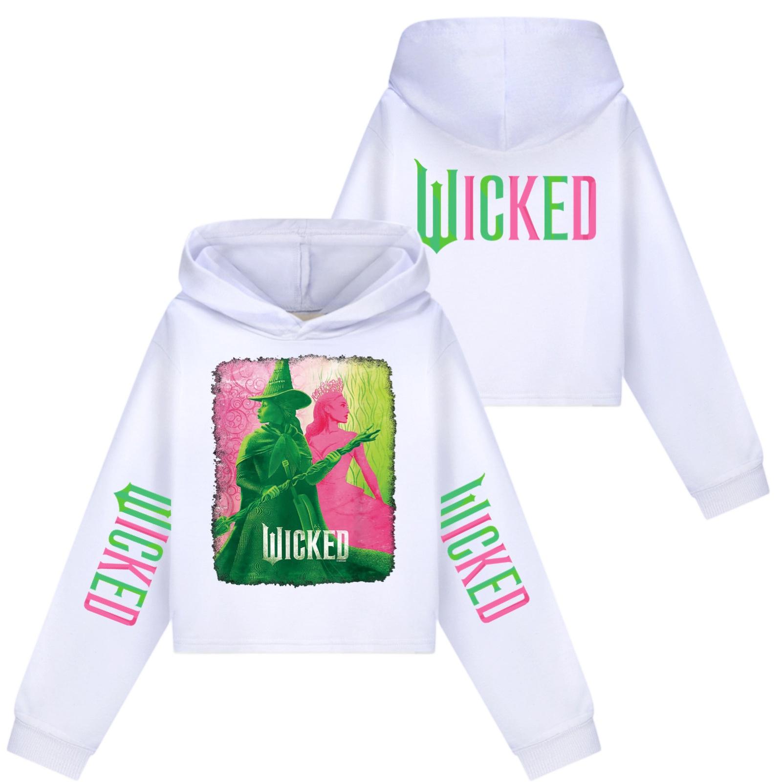 

Детский пуловер с длинным рукавом, свободного кроя, с капюшоном и принтом в виде букв 160 белый