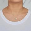 Pet Cat Dog Paw Pendant Necklace for Women Men Stainless Steel Jewelry Friend Gift