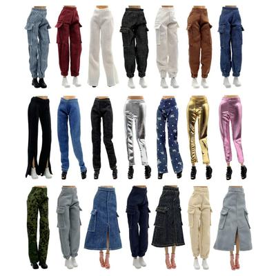 Modisches Cooles Hosen-Outfit in vielen Styles für 11,5 Zoll 30cm Puppen Viele Styles zur Auswahl Geschenke für Mädchen Puppenzubehör