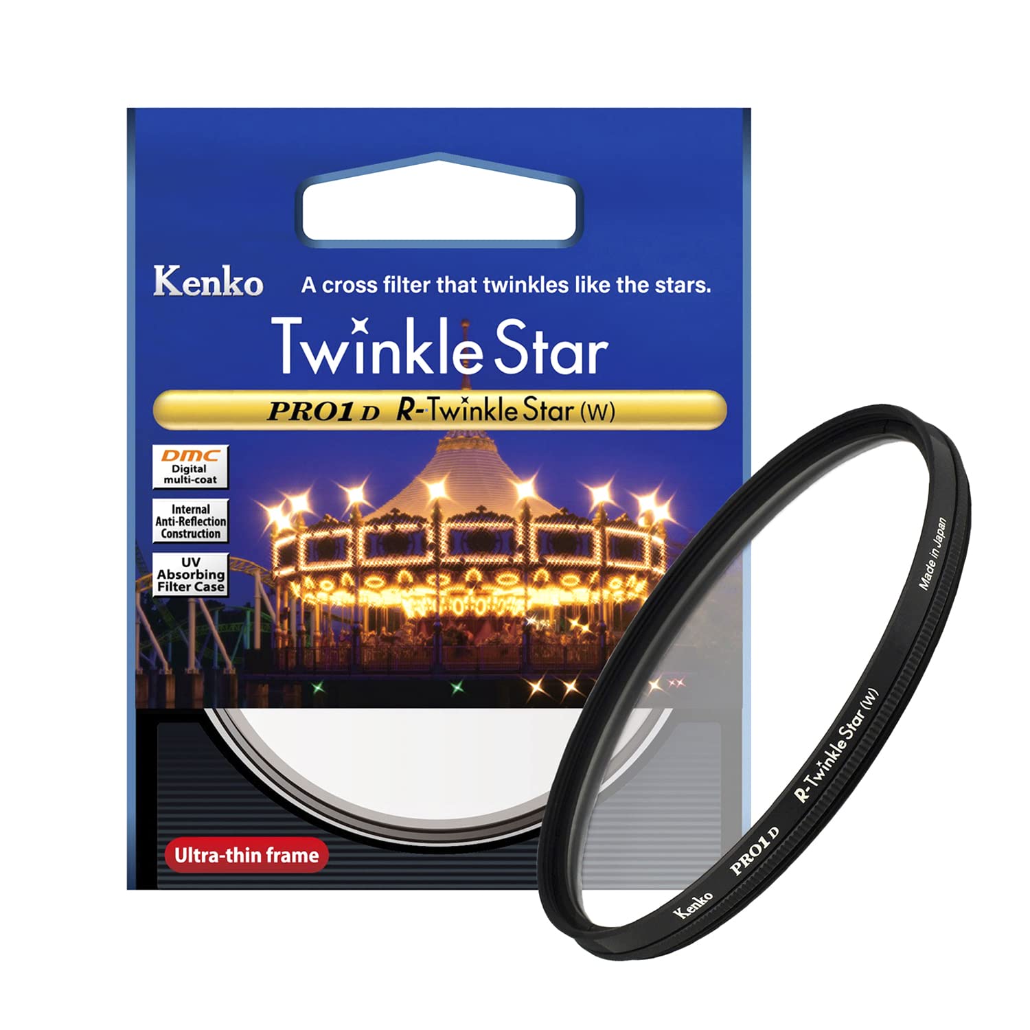 

Kenko Cross Filter PRO1D Star 62mm for cross effect 826218 R-Twinkle (W)
