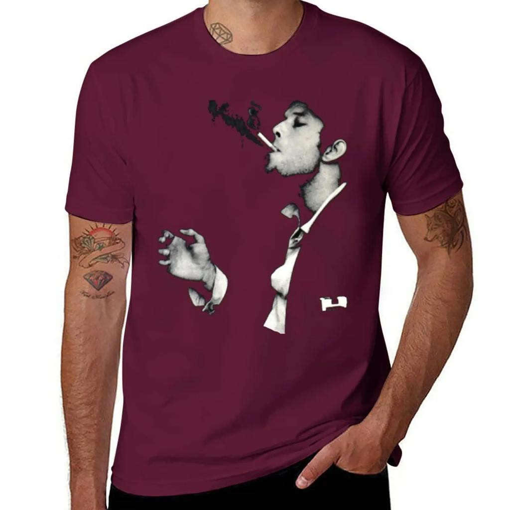Maglietta icona Tom Waits maglietta essenziale maglietta oversize maglietta firmata uomo