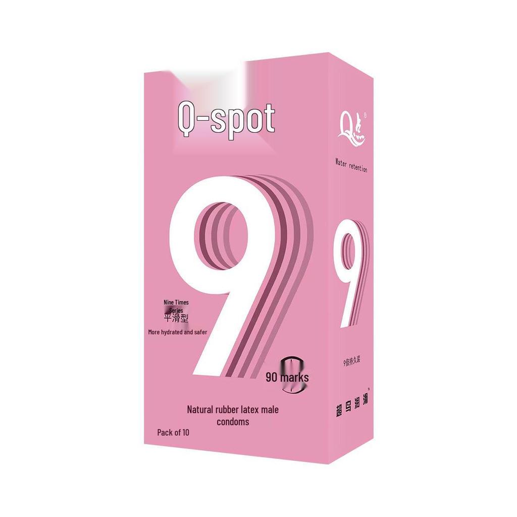 Ultra-Thin Large Particle Clitoral Stimulation Condoms - Long-Lasting Wolf Teeth Design