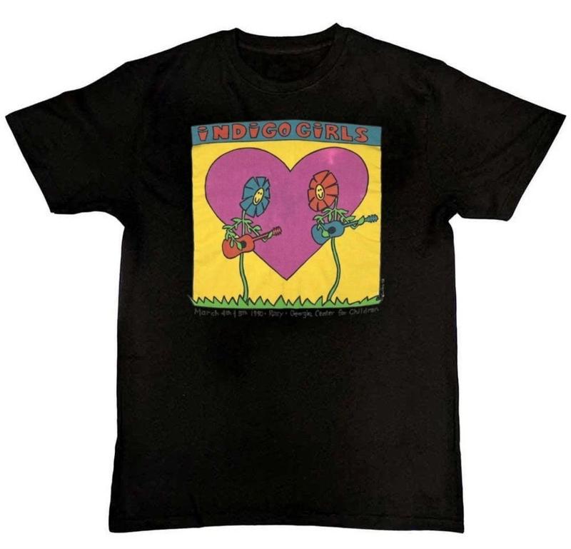 

Indigo Girls 1990 Tour Graphic Print Unisex T-Shirt XXXL
