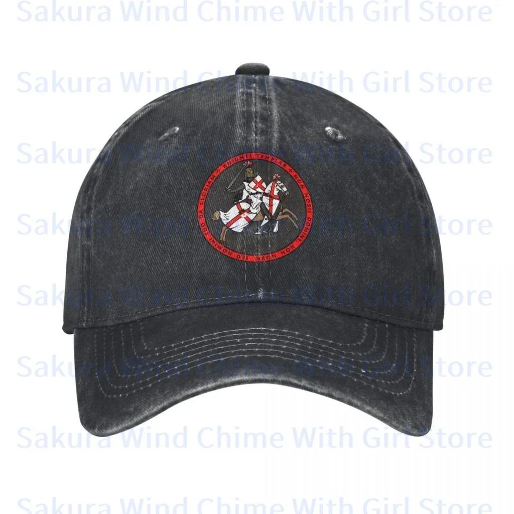 Fashion Templar Knights Templar Seal Symbol Baseball Cap for Unisex Cotton Hats Adjustable Hat Casual Truck Driver Hat