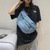 Student's Large Capacity Denim Chest Bag Women's Crossbody Bag Waist Bag