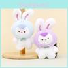 Cute Bunny Plush Keychain Soft Stuffed Rabbit Purse Charm Kids Gift 15cm