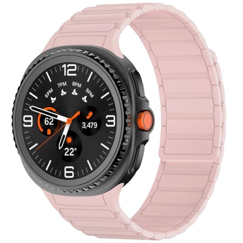 No Gaps Silicone Strap For Samsung Galaxy Watch 8 40mm 44mm Sports Magnetic Comfortable Bracelet For Galaxy Watch 8 Classic 46mm