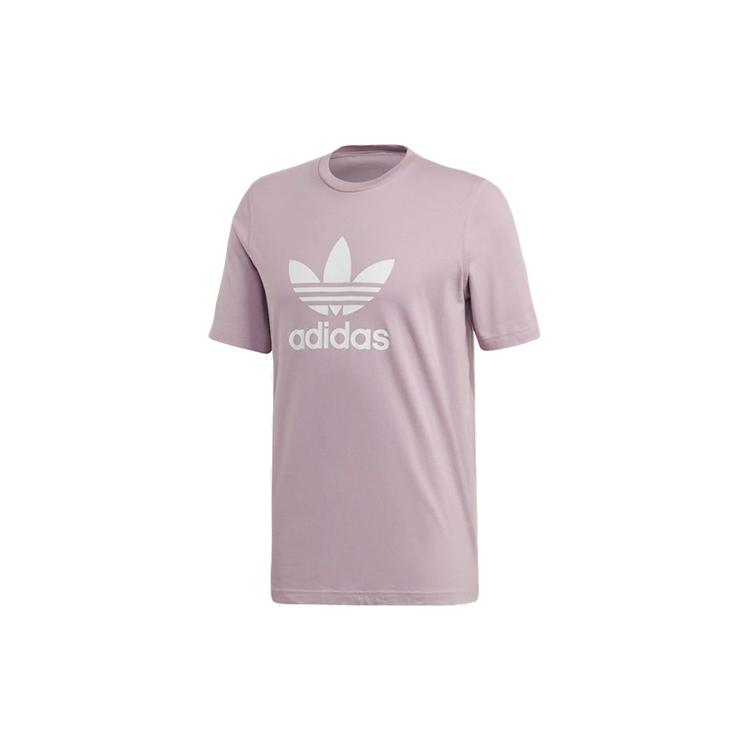 Adidas Originals T Shirt Men's Light Pink Purple Gray ED4714