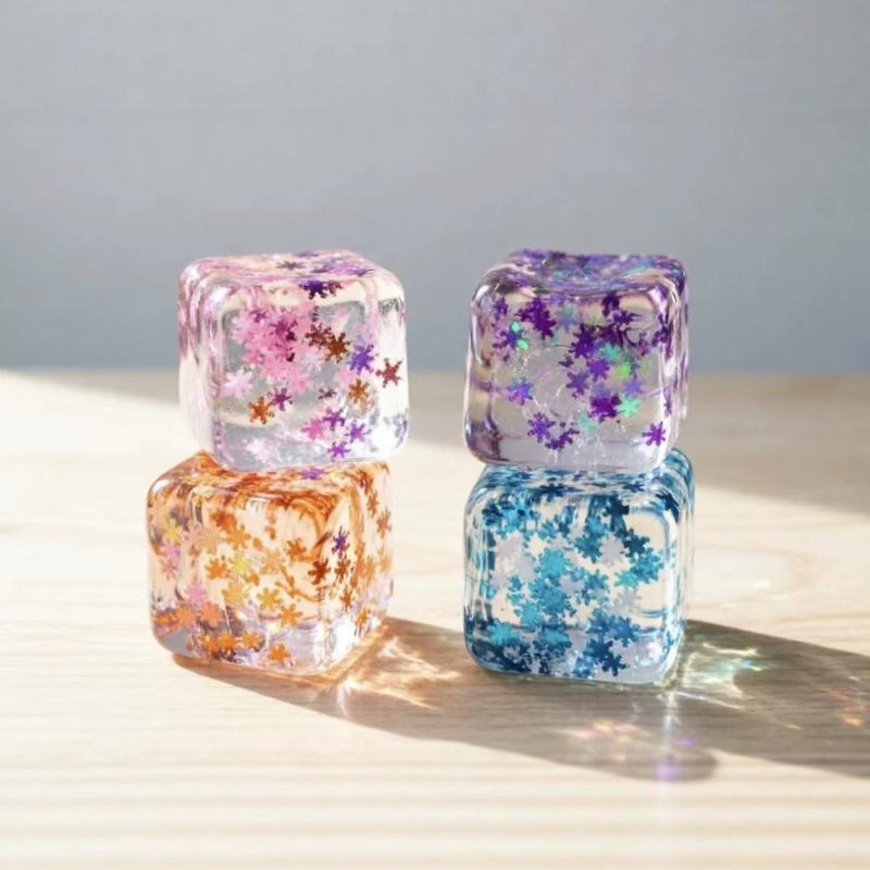 1 PCS Maltose Ice Squeeze Toy Crunchy Sound Stress Relief Fidget Toy for Adults Kids Travel Camping Time Killing