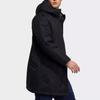adidas Sleeve Badge Hooded Mid-Length Down Jacket Men Outerwear Black HA1174