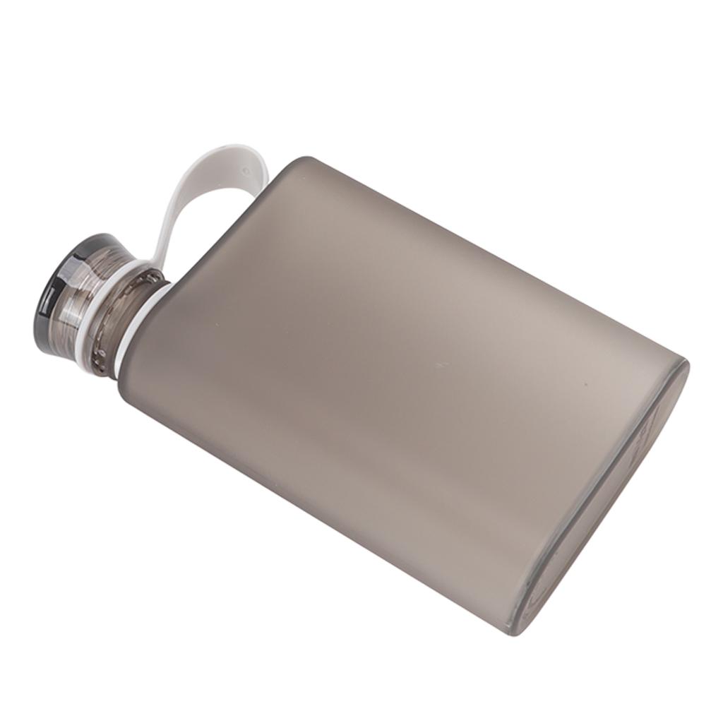 Flat Water Bottle Plastic Lk Proof Transparent   Portable Paper Water Bottle 380ml