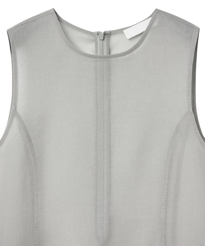 Amomento Sheer Long Dress_Grey