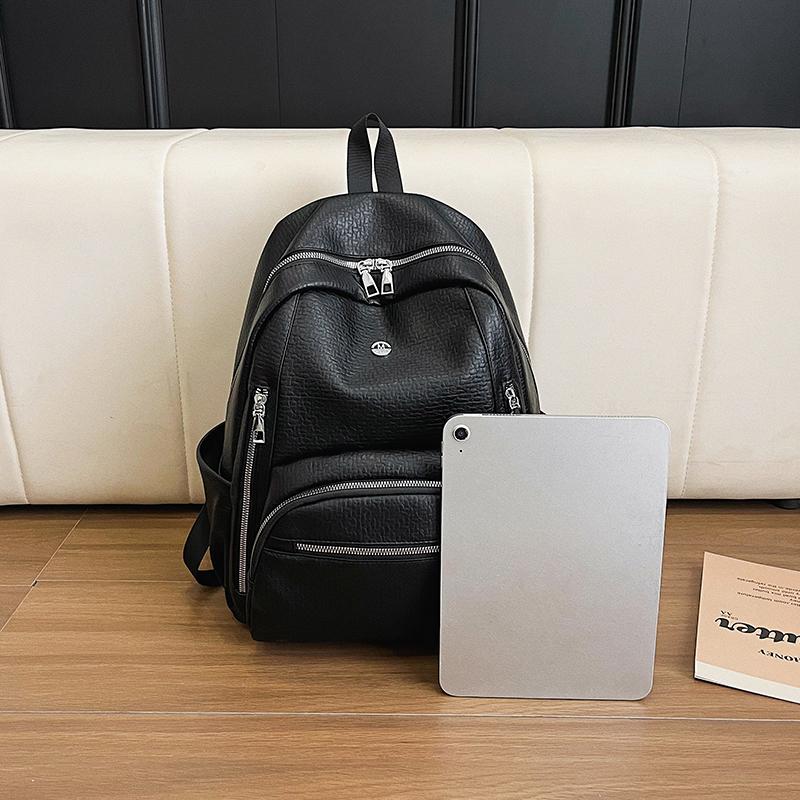 Soft Leather Backpack Women's Multi-Functional Travel Backpack