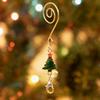 Yousheng 12Pcs Christmas Tree Hooks Alloy Metal S-Hooks for Ornaments And Stockings Decorative Hangers with Spring Clip