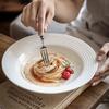 Star-marked Ceramic Pasta Plate