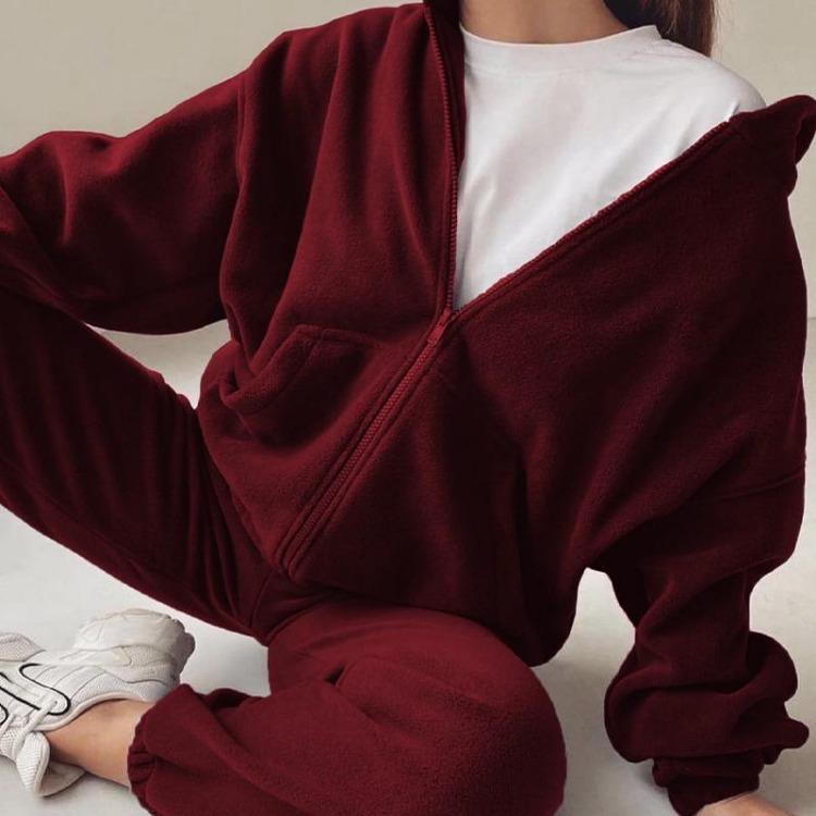 Women Casual Fashionable Sports Sweatshirt Suit