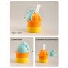 Water Bottle Straw Lid Leak-Proof Adapter for Kids Adults Portable Conversion Cap with Built-in Straw And Flip-Top Spill Resistant Lid Fits Most