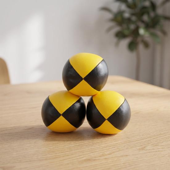 3PCS PU Filled with Soft Touch Toy Ball Fine Particles Design Toy