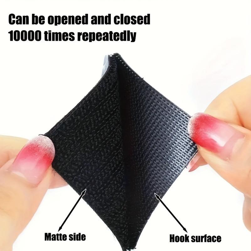 5/10Pairs Double-sided velcro strips loop Anti-skid and High-temperature Adhesive Patch Household car mat buckle velcro tape