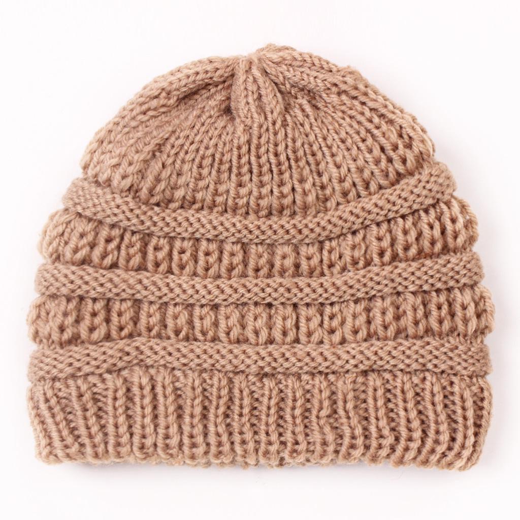 European & American Kids' Knitted Baby Wool Hat – Warm, Candy-Colored for Autumn & Winter