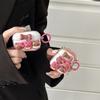 Pink Cartoon Kt Cat Apple Bluetooth Headset Case Protective Case For Airpods4 Transparent 1/2 Generation Pro3