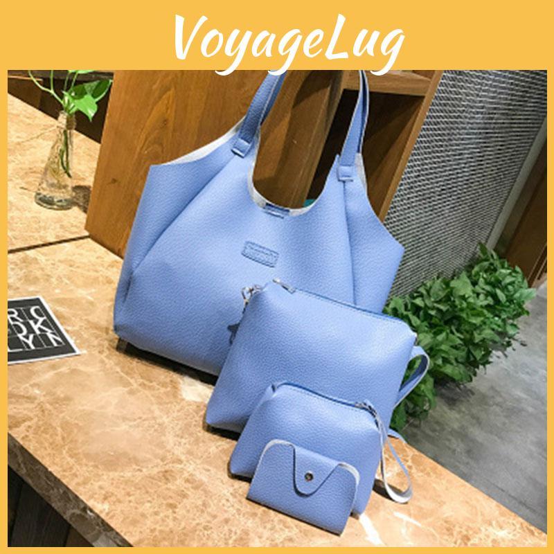 Premium Quality Fashion Women Handbags Messenger Shoulder Tote Bags Set