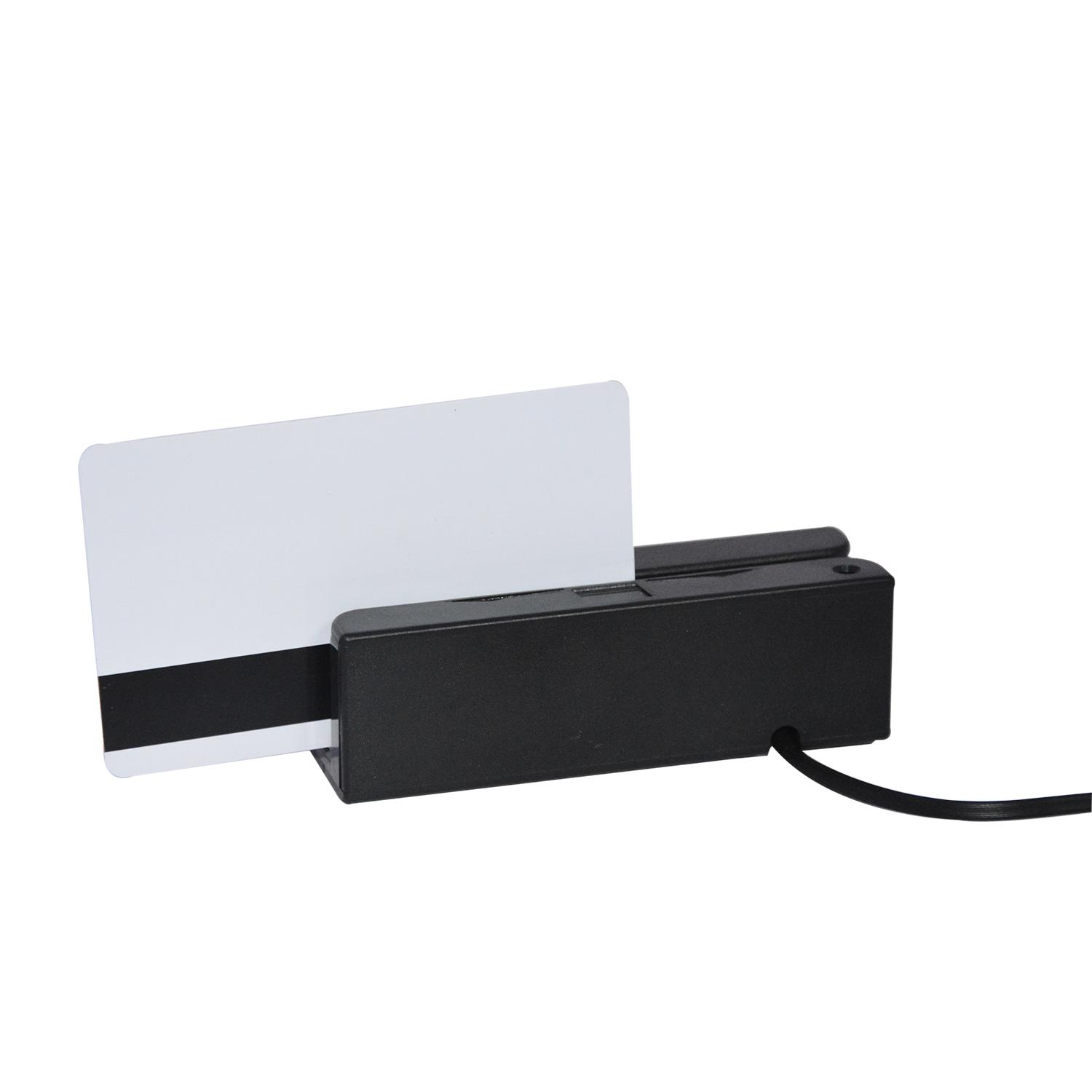 Mini Size MSR Rfid and Chip and Magnetic Stripe Bi-directional Card Reader HCC750U чёрный