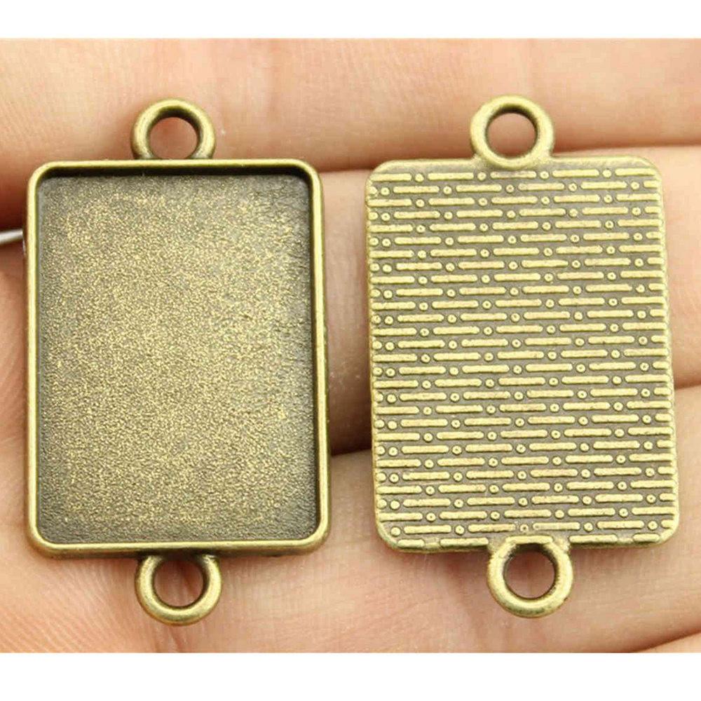 Owalna szklana baza kaboszonowa, oprawa, ramka pasująca 18x25mm 13x18mm, akcesoria, części, męska biżuteria, masywna, oryginalna dla Ciebie