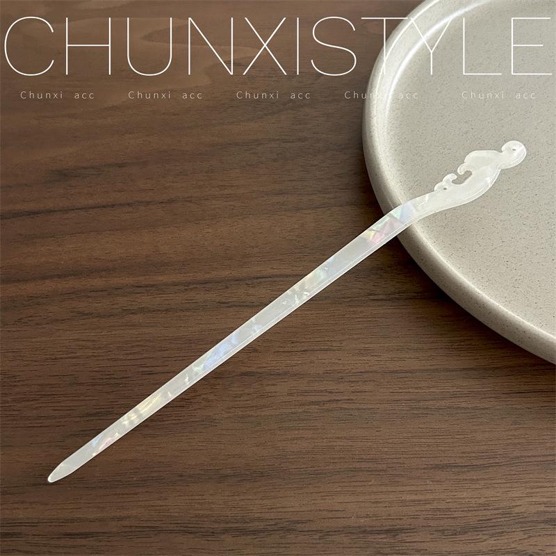 

Элегантная шпилька для волос Acetic Auscious Cloud: Современный, простой головной убор в китайском стиле для женщин