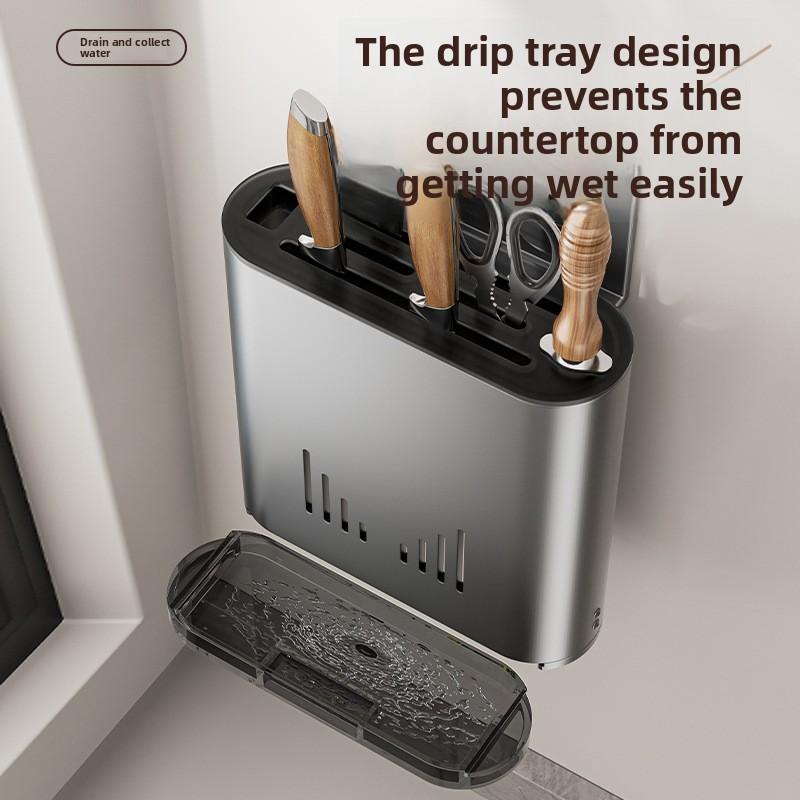 Chopstick Cage, Shelf, Wall Hanging, Multi-function Kitchen Knife Holder, Knife Pendant, Storage Rack, Knife Insert, Spoon Hanger