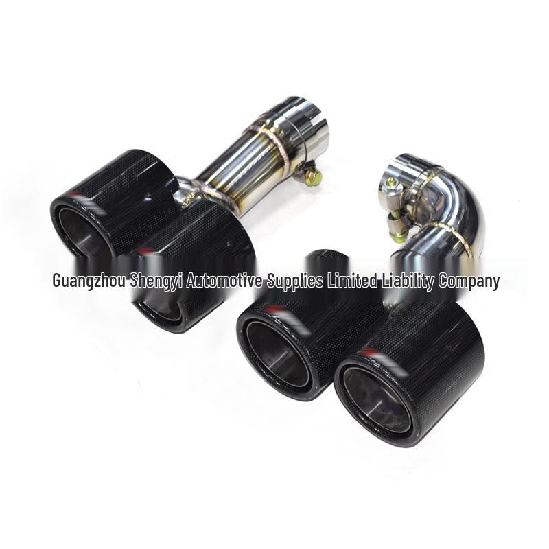 Thunder Edition Carbon Fiber Akrapovic Quad Exhaust Tailpipe for BMW X3/X4