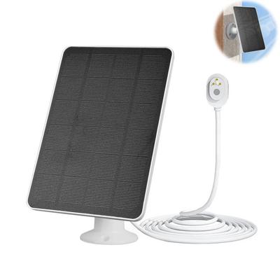 5V 4W Solar Panel Charger for Arlo Pro 4/Ultra 2/Pro 3/Ultra/Pro 5S/Pro 3 Floodlight Adjustable Wall Mount Weatherproof Charger with 9.8ft Charging
