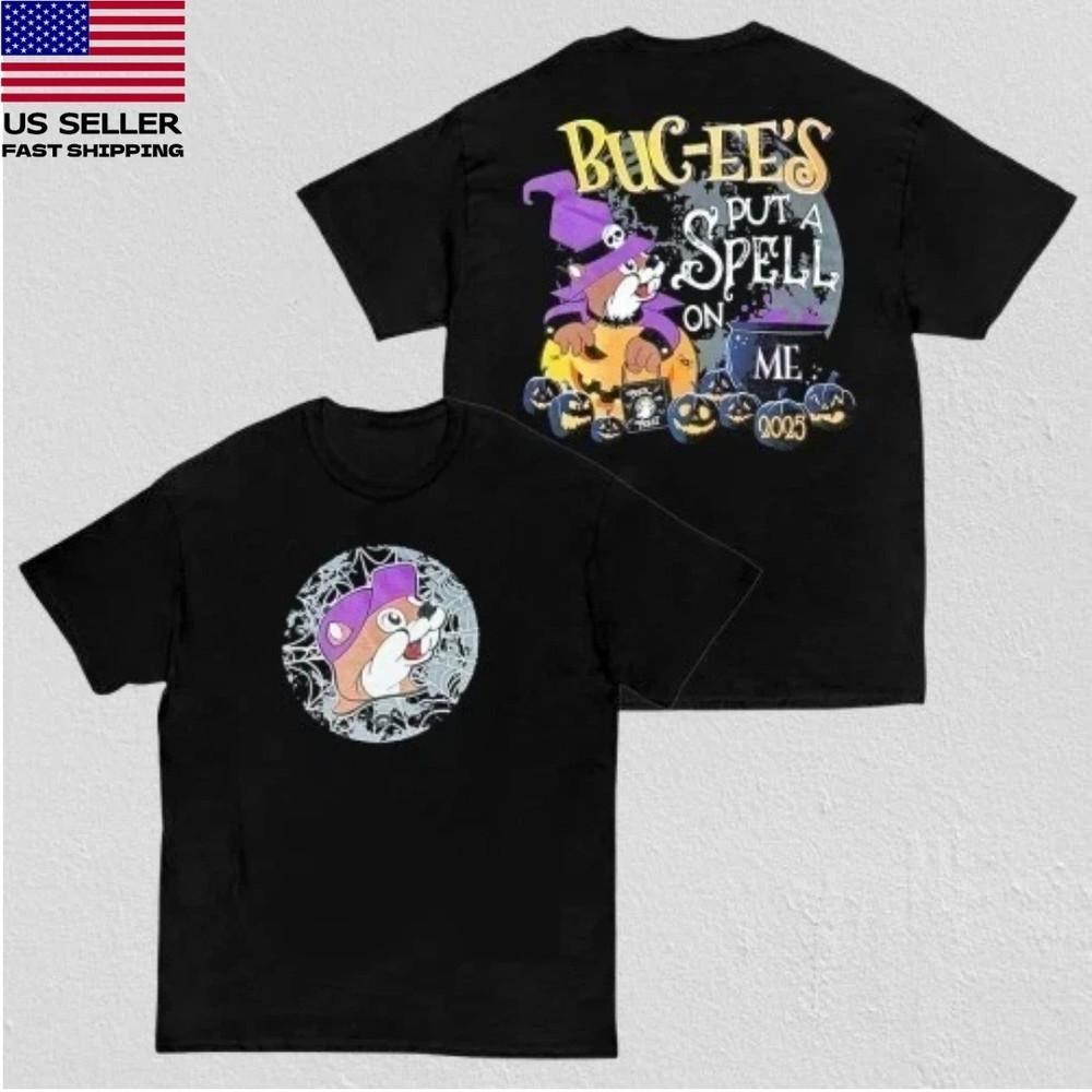 

Bucee#039;s Halloween 2025 TShirt Put A Spell On Me Graphic Tee Full Size S5XL Unisex T-Shirt XXXL