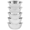5Pcs Stainless Steel Mixing Bowl Set Fruit Salad Food Tableware Soup Noodles Bowl Kitchen Cooking Baking Tools 14/16/20/22/24cm