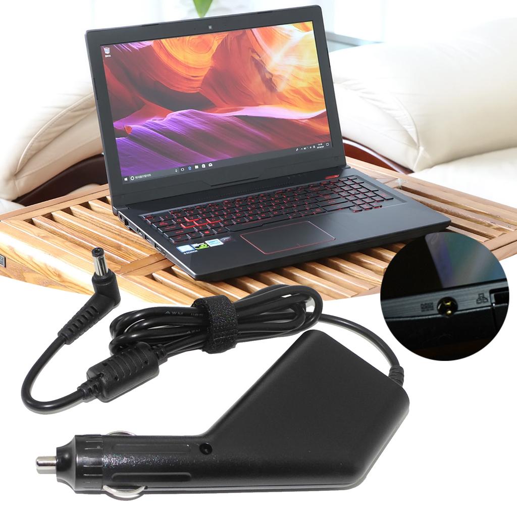 Nabíječka do auta pro notebook 19V 6.32A 120W Přenosný napájecí zdroj pro notebooky Asus FX50J FX63V 5.5x2.5MM