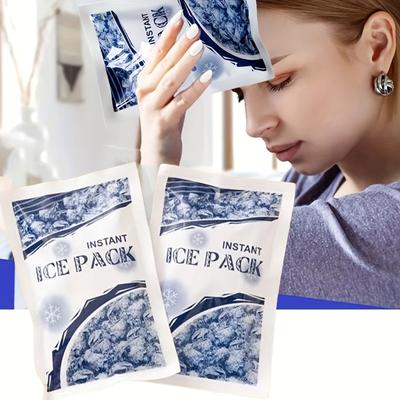 3PCS Disposable Quick Cooling Ice Pack One Pinch Refrigeration Summer Mini Ice Pack Student Portable Outdoor Cooling Cold Ice Pack